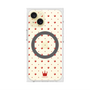 プレミアムスクエアケース with MagSafe［ CASEPLAY Crown dots Red - ケースプレイ・クラウン・ドッツ レッド ］