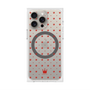 プレミアムスクエアケース with MagSafe［ CASEPLAY Crown dots Red - ケースプレイ・クラウン・ドッツ レッド ］