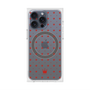 プレミアムスクエアケース with MagSafe［ CASEPLAY Crown dots Red - ケースプレイ・クラウン・ドッツ レッド ］