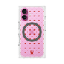 プレミアムスクエアケース with MagSafe［ CASEPLAY Crown dots Red - ケースプレイ・クラウン・ドッツ レッド ］