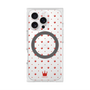 プレミアムスクエアケース with MagSafe［ CASEPLAY Crown dots Red - ケースプレイ・クラウン・ドッツ レッド ］
