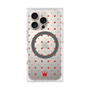 プレミアムスクエアケース with MagSafe［ CASEPLAY Crown dots Red - ケースプレイ・クラウン・ドッツ レッド ］