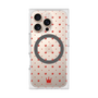 プレミアムスクエアケース with MagSafe［ CASEPLAY Crown dots Red - ケースプレイ・クラウン・ドッツ レッド ］