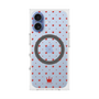 プレミアムスクエアケース with MagSafe［ CASEPLAY Crown dots Red - ケースプレイ・クラウン・ドッツ レッド ］