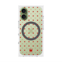 プレミアムスクエアケース with MagSafe［ CASEPLAY Crown dots Red - ケースプレイ・クラウン・ドッツ レッド ］