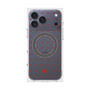 プレミアムスクエアケース with MagSafe［ CASEPLAY Crown dots Red - ケースプレイ・クラウン・ドッツ レッド ］