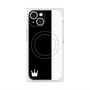 プレミアムスクエアケース with MagSafe［ CASEPLAY Bi-Colors Black & White - ケースプレイ・バイカラー ブラック＆ホワイト ］