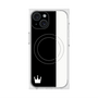 プレミアムスクエアケース with MagSafe［ CASEPLAY Bi-Colors Black & White - ケースプレイ・バイカラー ブラック＆ホワイト ］