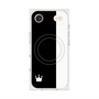 プレミアムスクエアケース with MagSafe［ CASEPLAY Bi-Colors Black & White - ケースプレイ・バイカラー ブラック＆ホワイト ］