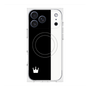 プレミアムスクエアケース with MagSafe［ CASEPLAY Bi-Colors Black & White - ケースプレイ・バイカラー ブラック＆ホワイト ］