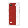 プレミアムスクエアケース with MagSafe［ CASEPLAY Bi-Colors Red & White - ケースプレイ・バイカラー レッド＆ホワイト ］