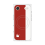 プレミアムスクエアケース with MagSafe［ CASEPLAY Bi-Colors Red & White - ケースプレイ・バイカラー レッド＆ホワイト ］