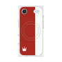 プレミアムスクエアケース with MagSafe［ CASEPLAY Bi-Colors Red & White - ケースプレイ・バイカラー レッド＆ホワイト ］