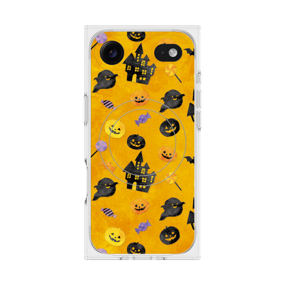 プレミアムスクエアケース with MagSafe［ Halloween Party - Orange ］
