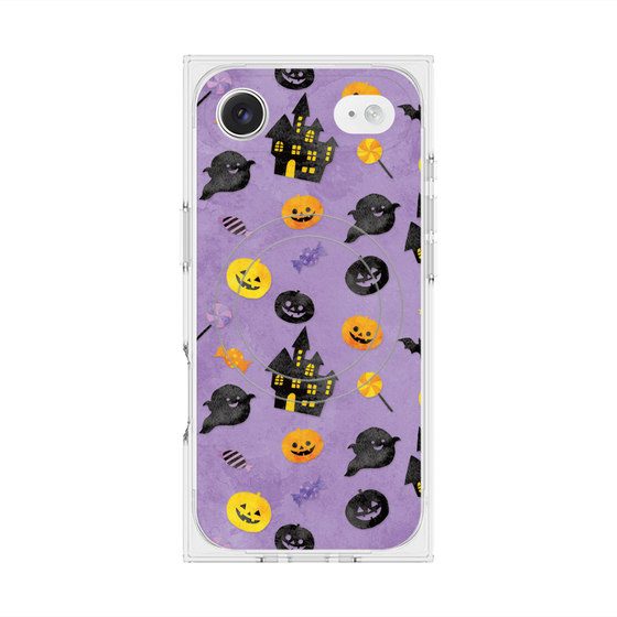 プレミアムスクエアケース with MagSafe［ Halloween Party - Purple ］