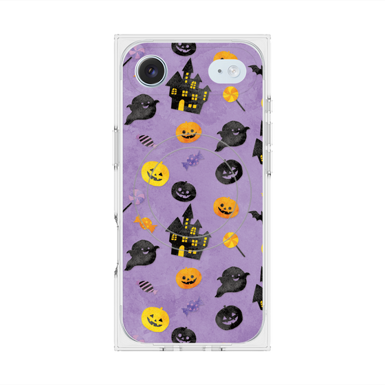 プレミアムスクエアケース with MagSafe［ Halloween Party - Purple ］