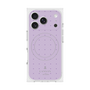 プレミアムスクエアケース with MagSafe［ LANVIN en Bleu Tiny dots Purple - ランバン ドット パープル ］