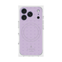 プレミアムスクエアケース with MagSafe［ LANVIN en Bleu Tiny dots Purple - ランバン ドット パープル ］