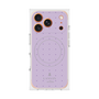 プレミアムスクエアケース with MagSafe［ LANVIN en Bleu Tiny dots Purple - ランバン ドット パープル ］