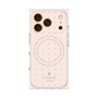 プレミアムスクエアケース with MagSafe［ LANVIN en Bleu Tiny dots Pink - ランバン ドット ピンク ］