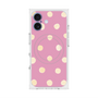 プレミアムスクエアケース with MagSafe［ 水彩ドット・レトロカラー - Pink ］