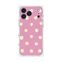 プレミアムスクエアケース with MagSafe［ 水彩ドット・レトロカラー - Pink ］