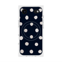 プレミアムスクエアケース with MagSafe［ 水彩ドット・レトロカラー - Navy ］