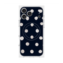 プレミアムスクエアケース with MagSafe［ 水彩ドット・レトロカラー - Navy ］