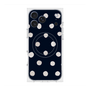 プレミアムスクエアケース with MagSafe［ 水彩ドット・レトロカラー - Navy ］