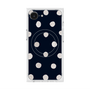プレミアムスクエアケース with MagSafe［ 水彩ドット・レトロカラー - Navy ］