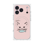 プレミアムスクエアケース with MagSafe［ 食いしん坊なねこ - Pink ］