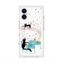 プレミアムスクエアケース with MagSafe［ おかべてつろう - 黒猫クロのとおりみち ］