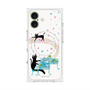 プレミアムスクエアケース with MagSafe［ おかべてつろう - 黒猫クロのとおりみち ］
