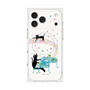 プレミアムスクエアケース with MagSafe［ おかべてつろう - 黒猫クロのとおりみち ］
