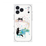 プレミアムスクエアケース with MagSafe［ おかべてつろう - 黒猫クロのとおりみち ］
