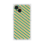 プレミアムスクエアケース with MagSafe［ Small Stripe - Green × Orange ］