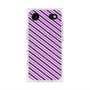 プレミアムスクエアケース with MagSafe［ Small Stripe - Purple × Pink ］