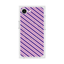 プレミアムスクエアケース with MagSafe［ Small Stripe - Purple × Pink ］