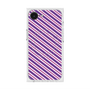 プレミアムスクエアケース with MagSafe［ Small Stripe - Purple × Pink ］