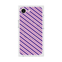 プレミアムスクエアケース with MagSafe［ Small Stripe - Purple × Pink ］