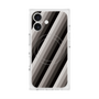 プレミアムスクエアケース with MagSafe［ Middle Stripe - Black ］