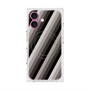 プレミアムスクエアケース with MagSafe［ Middle Stripe - Black ］