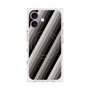 プレミアムスクエアケース with MagSafe［ Middle Stripe - Black ］