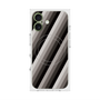 プレミアムスクエアケース with MagSafe［ Middle Stripe - Black ］
