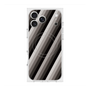 プレミアムスクエアケース with MagSafe［ Middle Stripe - Black ］