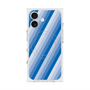 プレミアムスクエアケース with MagSafe［ Middle Stripe - Blue ］