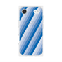 プレミアムスクエアケース with MagSafe［ Middle Stripe - Blue ］