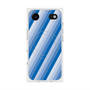 プレミアムスクエアケース with MagSafe［ Middle Stripe - Blue ］