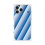 プレミアムスクエアケース with MagSafe［ Middle Stripe - Blue ］