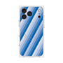 プレミアムスクエアケース with MagSafe［ Middle Stripe - Blue ］